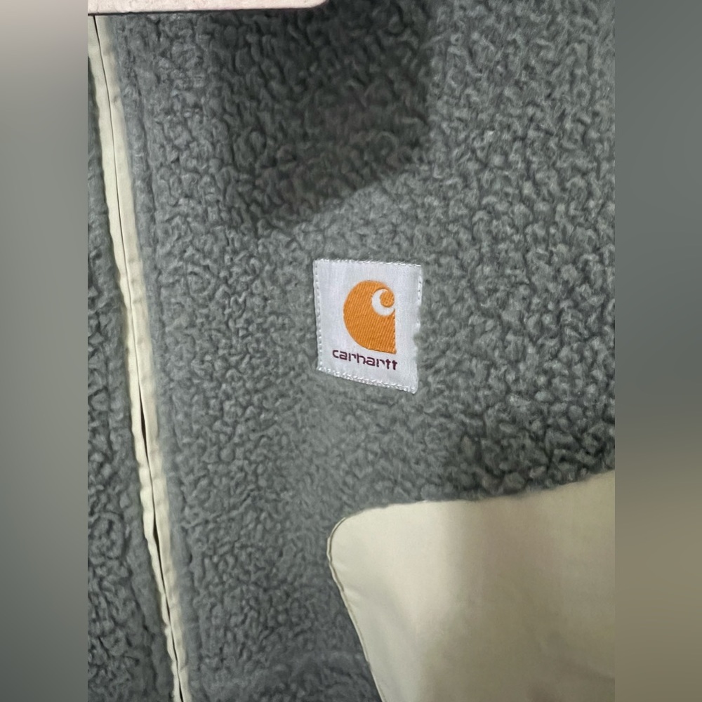 Carhartt WIP Hillock Fleece Jacket | Thyme - Picture 3 of 5